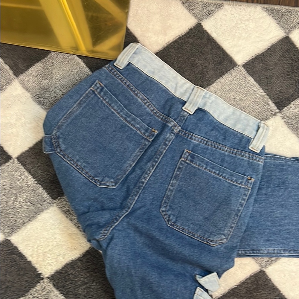 PacSun Blue Boyfriend  carpenter Jeans with Classic Denim Style - Picture 5 of 5